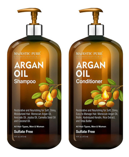 Argan Shampoo Y Acondicionador Restauración Capilar Unisex