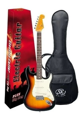 Guitarra Electrica Stratocaster Sx Sst62+/3ts Con Funda