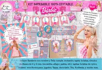 Comprar Kit Imprimible Candy Editable Barbie Pelicula 100% Editable