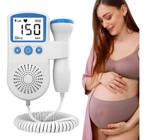 Baby Detector De Frecuencia Cardíaca Fetal Portátil Doppler