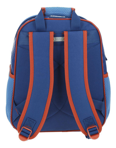 Mochila Chica Preescolar Kinder Chenson Mario Bros Kart Mb65724-9 Coleccion Markt Color Azul