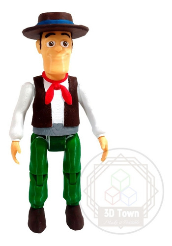 Imagen 2 de 6 de Muñeco Zenón - Granja De Zenón- Figura Impresa En 3d - 23cm