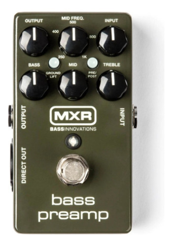 Pedal Mxr Bass Preamp M81 Dunlop