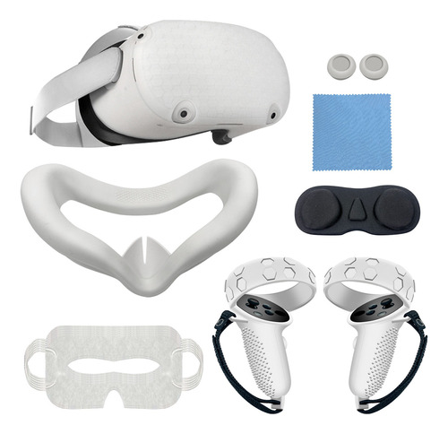 Funda Protectora De Silicona Para Auriculares Quest 2 Vr