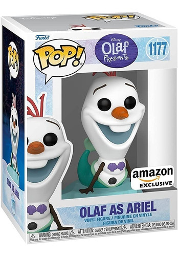 ¡funko Pop! Disney Olaf Como Ariel Original / Envío Gratis