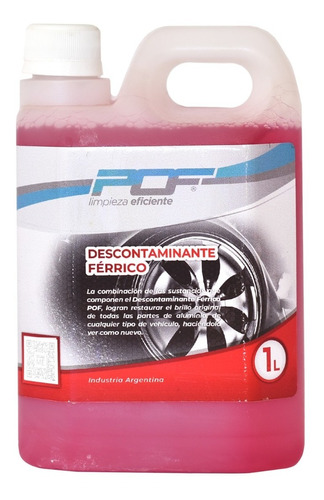 Descontaminante Ferrico Abrillantador De Aluminio Pof 1 Lt