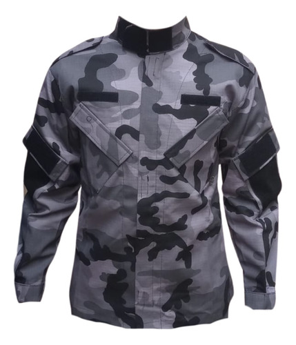 Chaquetilla Táctica Camuflada Camo Gris 