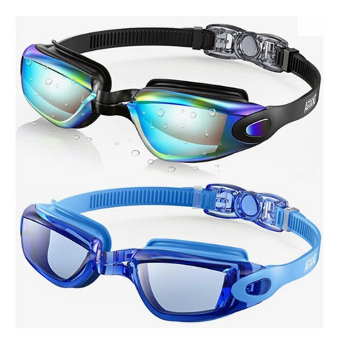 Paquete 2 Goggles Natacion Profesionales