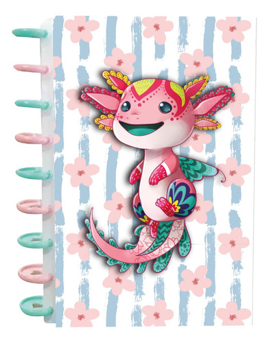 Cuaderno Discos T/frances 80hjs 105grs Pastadura 2 Separador Ajolotito