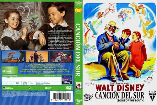 Canción Del Sur - Song Of The South - Disney Dvd