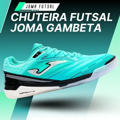 Chuteira Futsal Joma Gambeta Indoor Resistente Performance | Frete