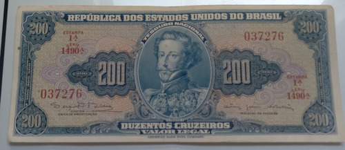 Cedula 200 Cruzeiros 1964