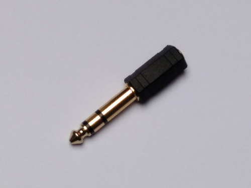 Adaptor De Mini Plug A Plug 1/4 Para Audifonos