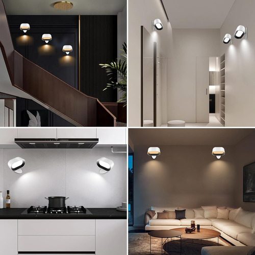 Aisuo Juego De 2 Lamparas De Pared, Luz Tactil Y De Control