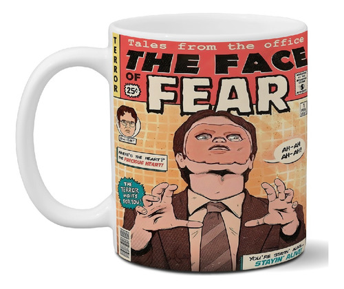 Taza De Cerámica The Office Dwight Schrute Mascara Cpr Comic