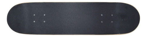 Skate Completo Kossok Patineta Eje De Aluminio Lija 9 Maple Negro Amarillo 310