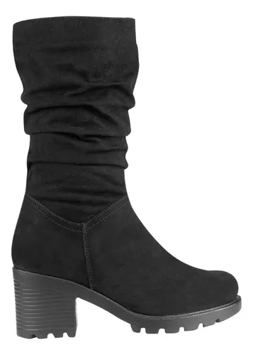 Bota Casual Tierra Bendita Negro Mujer 7029 Cuotas sin inter s