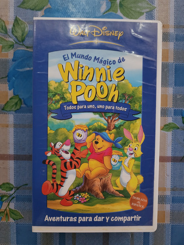 Pelicula Vhs Winnie Pooh Todos Para Uno,uno Para Todos (Usado)