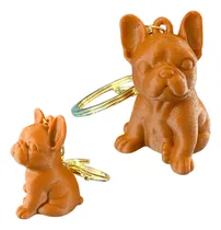 Comprar Llavero De Perritos Dog Colores Impresión 3d Accesorios Café