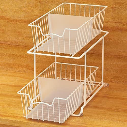 Simplehouseware 2 Tier Cabinet Wire Basket Drawer 8lf7 K