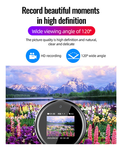 Minicámara, Reloj Inteligente De 1080p, Grabación De Voz, Ví