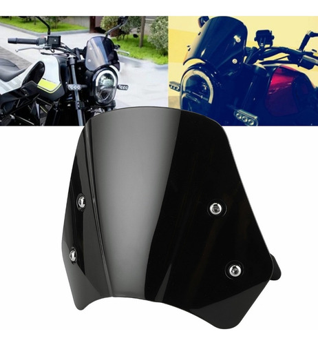 Parabrisas Para Motocicleta Corta Deflector De Viento Protec