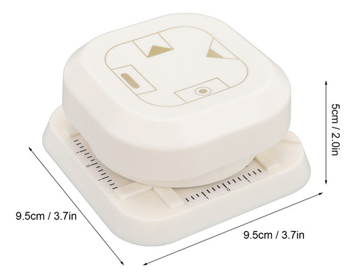 Perforadora De Etiquetas Paper Corner Rounder 4 En 1
