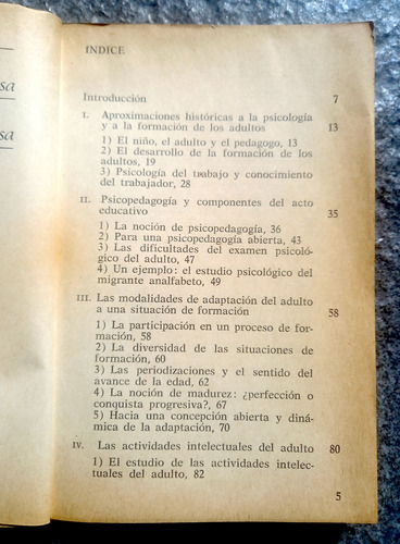 Psicopedagogía De Los Adultos, Antoine Léon Siglo Xxi - 1973 (Usado)