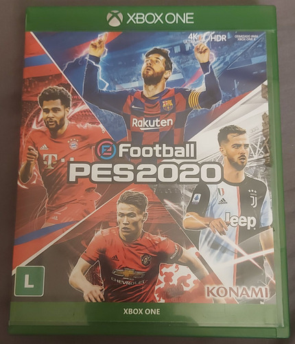 Pes 20 Efootball 2020 Xbox One Mídia Física