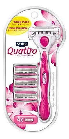 Afeitadoras Paquete Económico Schick Quattro Para Mujer Con