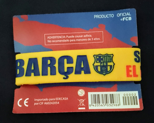 Pulsera Barcelona Futbol Club Adulto