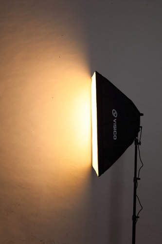 Imagen 9 de 10 de Kit 2 Paneles Led48w Softbox 50x70cm Tripode Bolso Visico