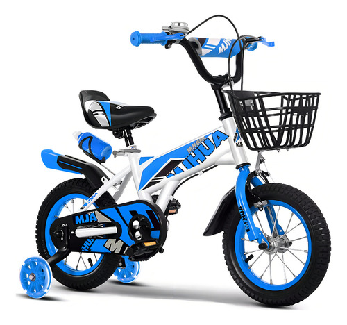 Bicicleta Infantil Aro 16 Para Niños De 3, 4, 5, 6 Años, Color Azul