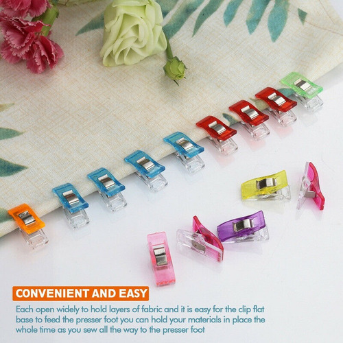 200 Clips Para Coser Patchwork Tela Acolchado