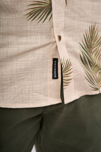 Camisa Para Hombre Dunkelvolk Hawaiian Tropical Cml