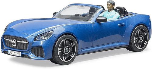 Auto Deportivo Roadster 1:16 Con Muñeco Bruder Alemania