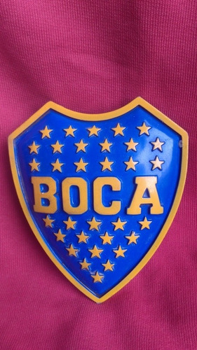 Escudo Boca Juniors Vintage Plástico Duro 11 X 9