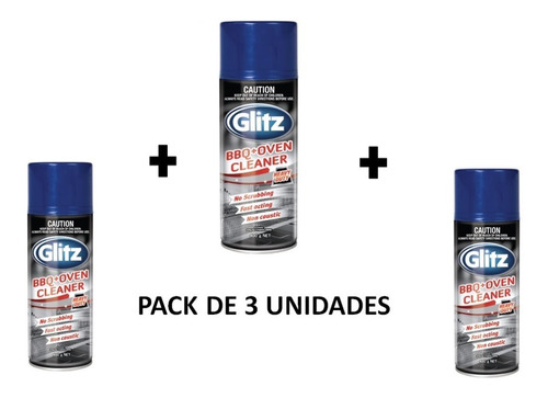 3 X Limpiador Parrillas Y Hornos  400 Grs, Oferta Pack 3 Und