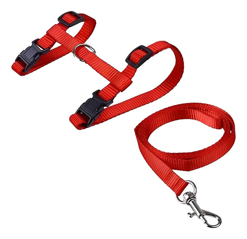 Arnes Pawise Con Trailla Gatos/ Color Rojo