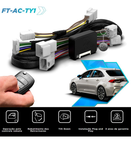 Modulo De Automação De Vidros Elétricos Faaftech Toyota