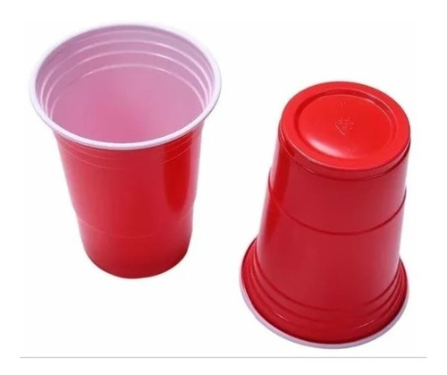 Vaso Plástico Bicolor Grande 16 Oz/500cc 20 Unidades