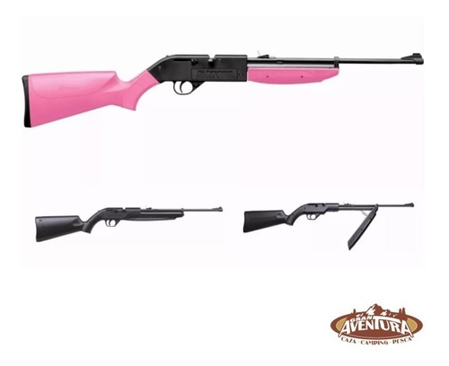 Rifle Chumbera Pumpmaster 760 Rosada 4.5 Gran Aventura