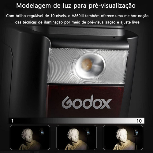 Godox V860iii-n Flash Para Nikon Flash Speedlite 2.4g Ttl