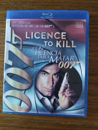 James Bond 007 - Licence To Kill 1989 - Mgm - Chile - Bluray