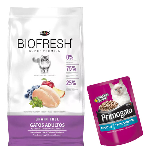 Alimento Biofresh Gato Adulto 1,5 Kg + Regalo