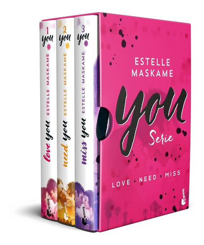 Estuche Libros You [ Love+ Need+ Miss You ] Estelle Maskame