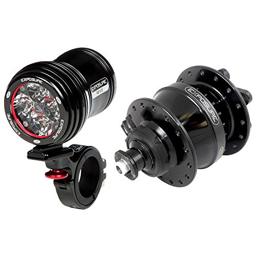 Luz Dinamo Exposure Lights Revo Pack Negro Disco 32