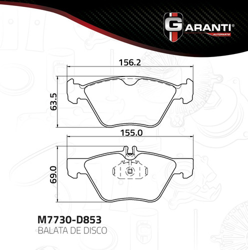 Balata Delantera Disco Chrysler Crossfire 2004-2008