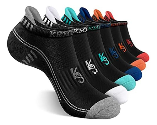 Kemisant Calcetines Para Correr Para Hombre, 6 Pares, Calcet