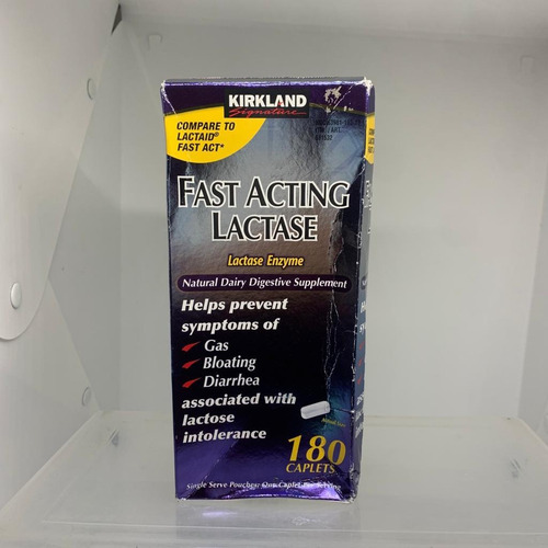 Lactase Enzyme Fast Acting - 180 Cap Kirkland